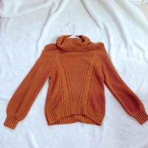 Orange sweater